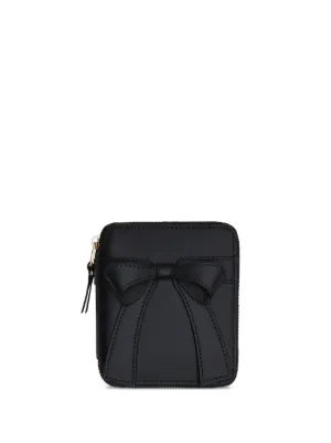 Comme Des Garçons Wallet エンボス ポルカドット財布 | ブラック Comme Des Garçons Wallet エンボス ポルカドット財布 | ブラック
