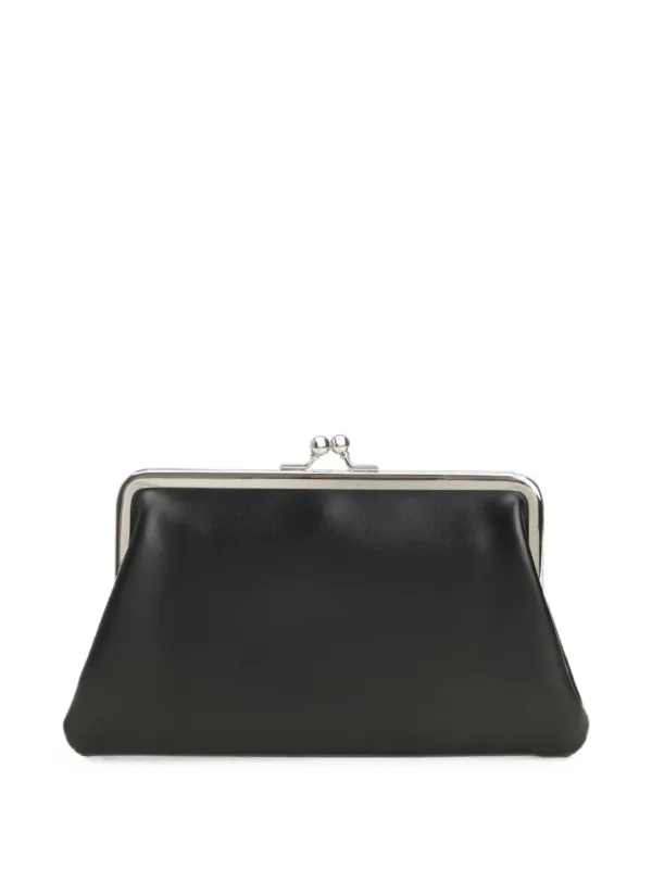 Comme Des Garçons Wallet kiss-clasp Purse | Black | FARFETCH