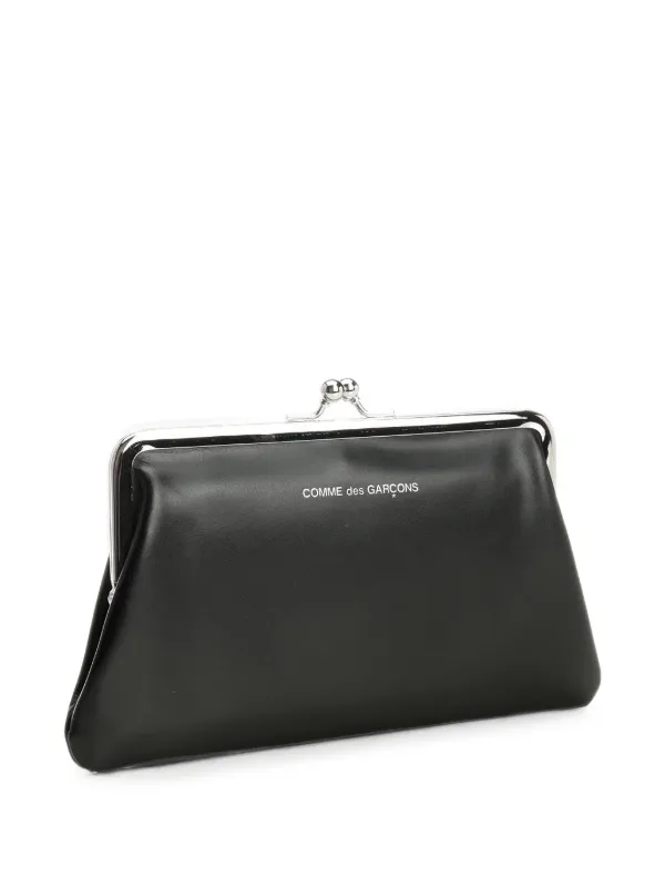 Comme Des Garçons Wallet kiss-clasp Purse | Black | FARFETCH