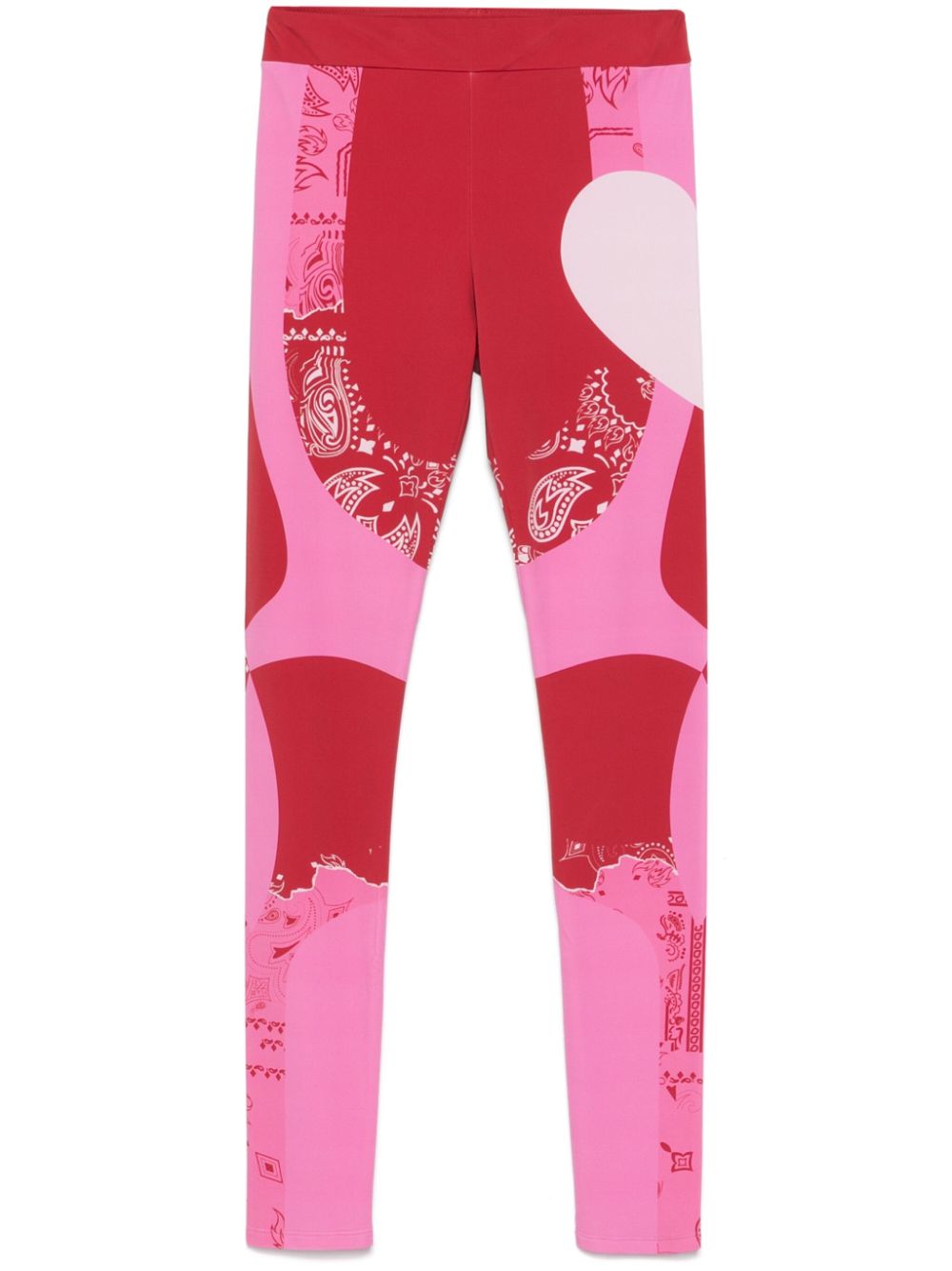 Khrisjoy bandana-print leggings - Pink