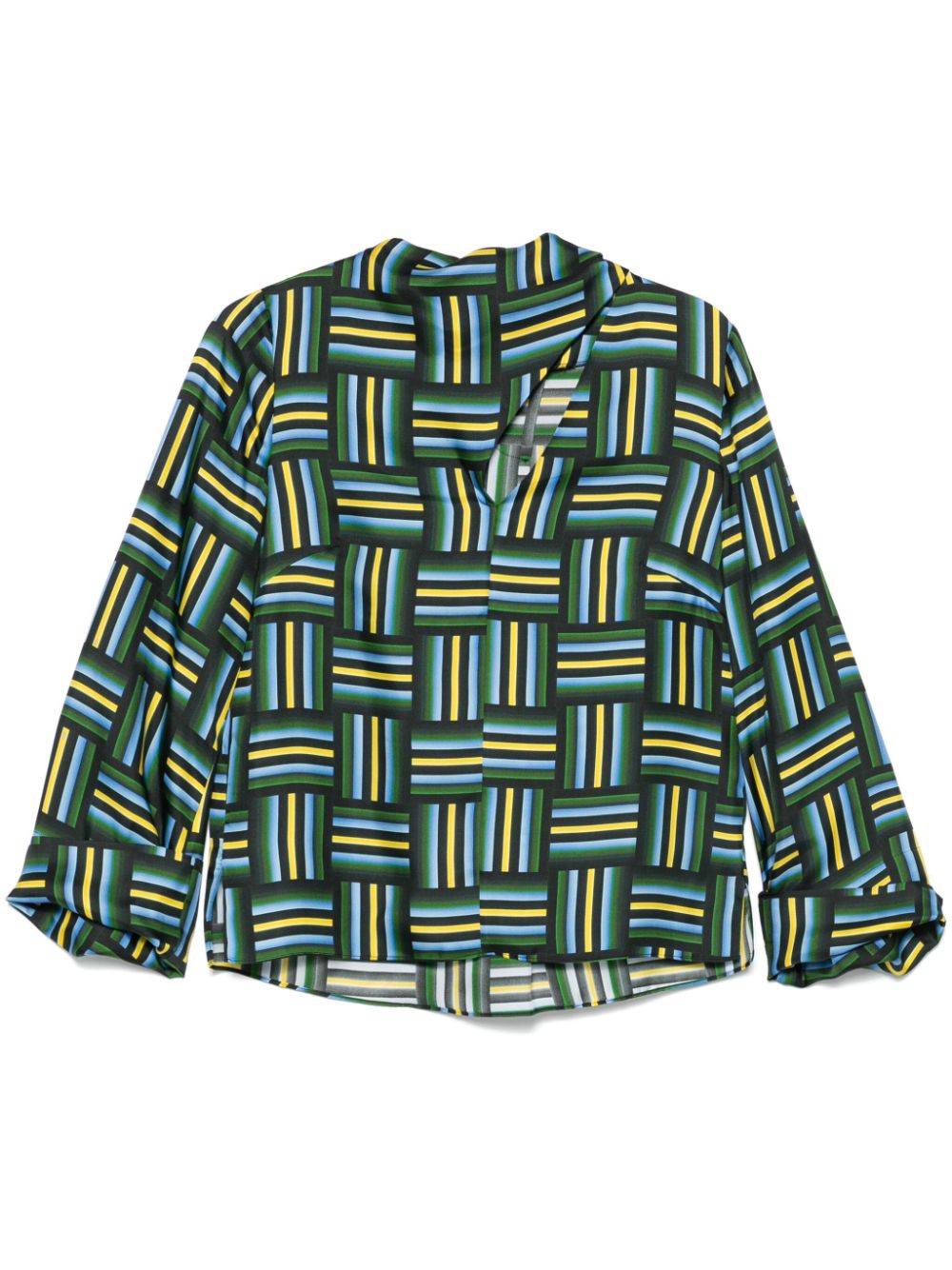 Dorothee Schumacher Graphic Drapes I blouse Zwart