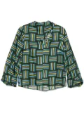 Dorothee Schumacher Graphic Drapes I blouse - Black