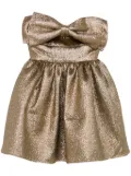 Self-Portrait metallic mini dress - Gold