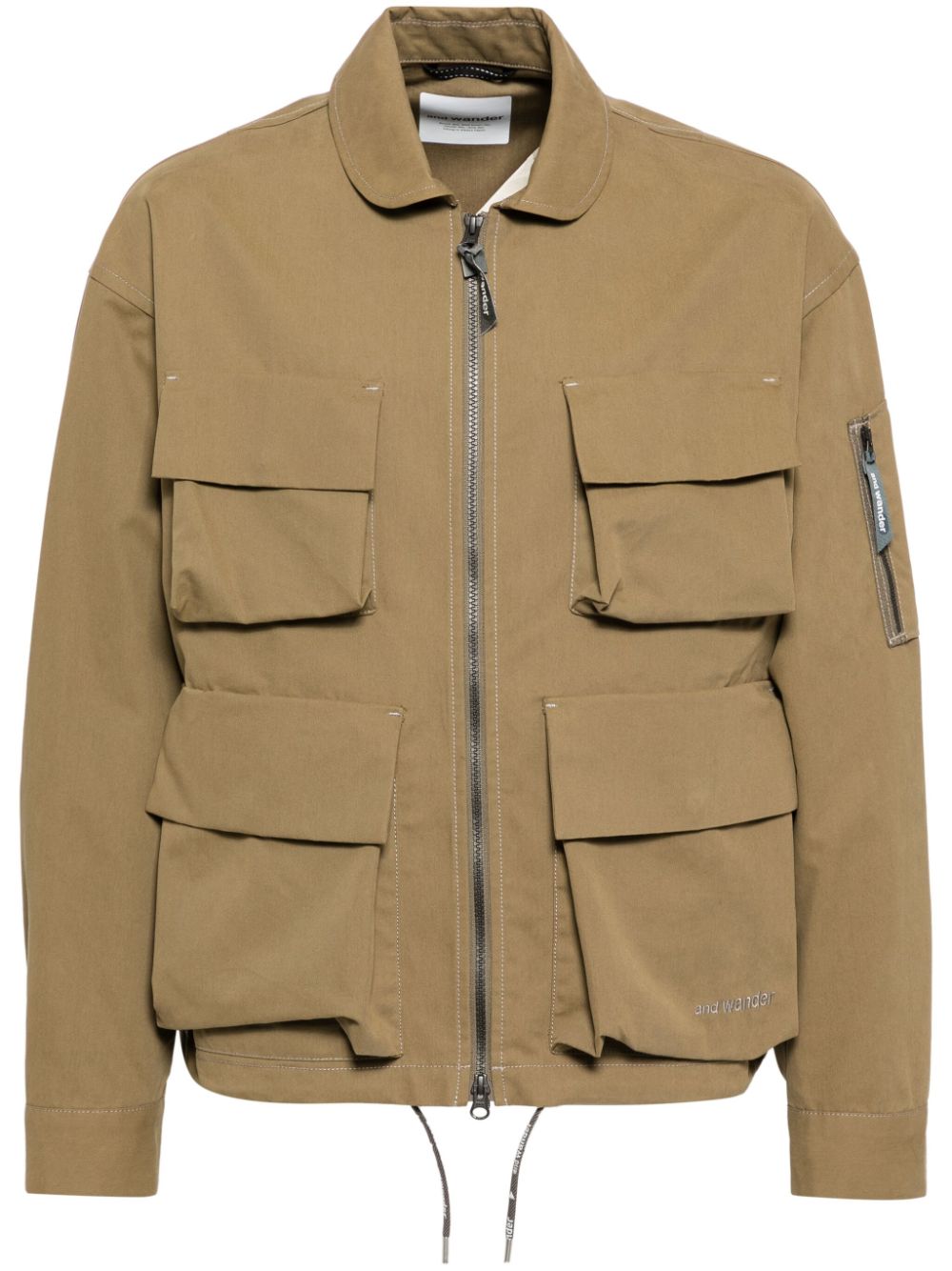 and Wander twill field jacket - Brown