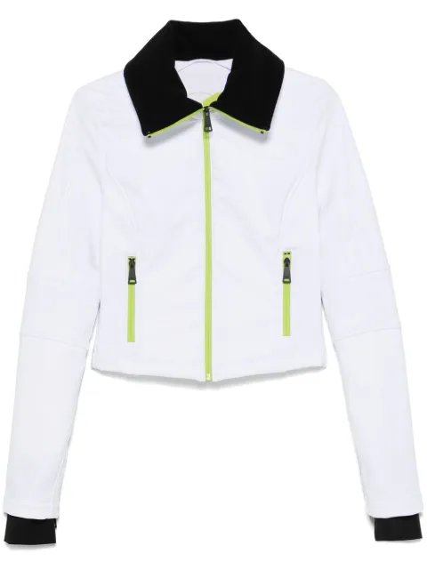 Khrisjoy glitter-detail ski jacket