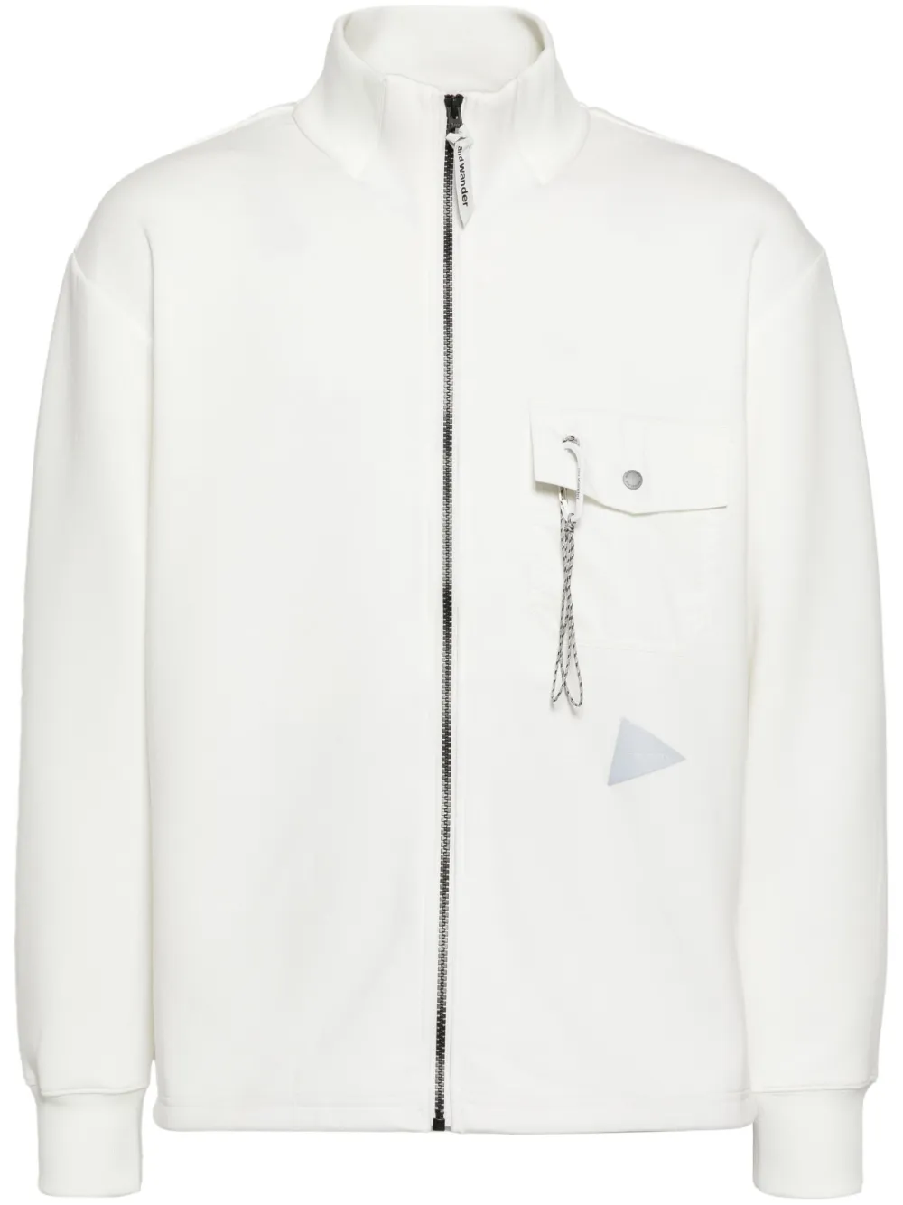 and Wander Airy Warm zipped jacket - White