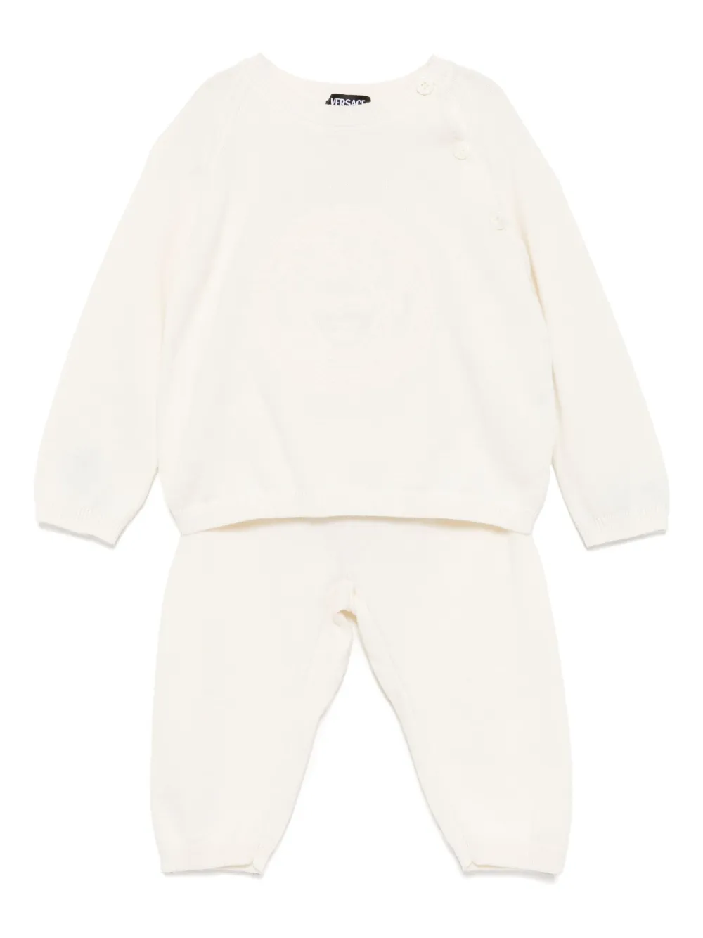 Versace Kids Jogginganzug mit grafischem Print | Weiß | Image 1