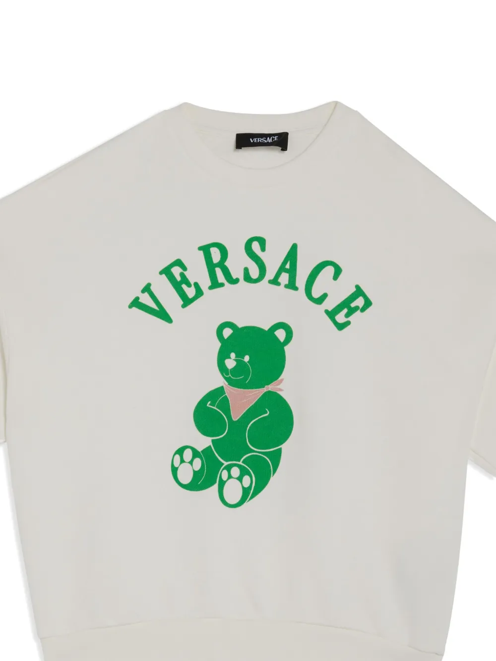 Versace Kids Sweater met logoprint Wit