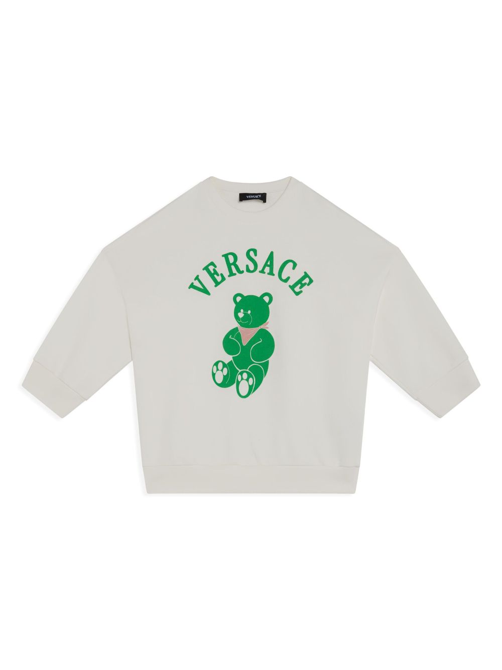 Versace Kids logo-print sweatshirt - White