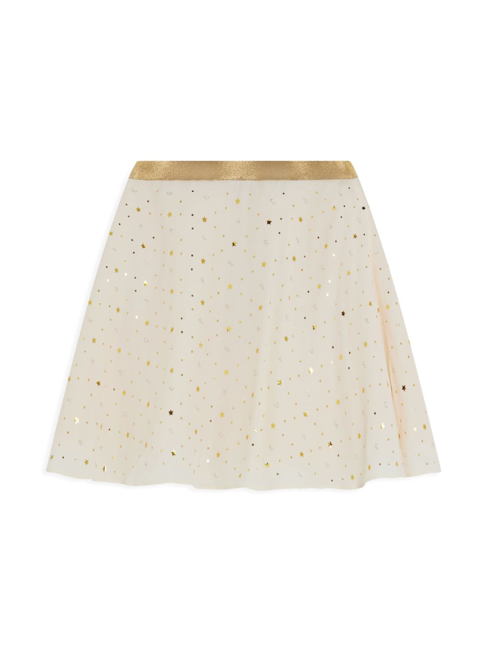 Versace Kids star-print skirt - White