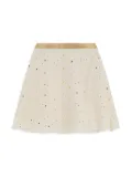 Versace Kids star-print skirt - White