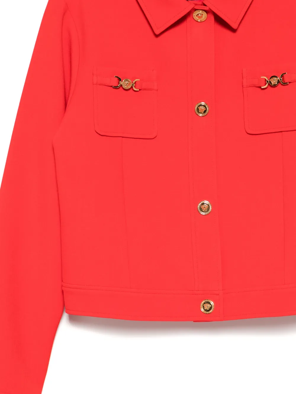 Versace Kids Shirtjack met lange mouwen Rood