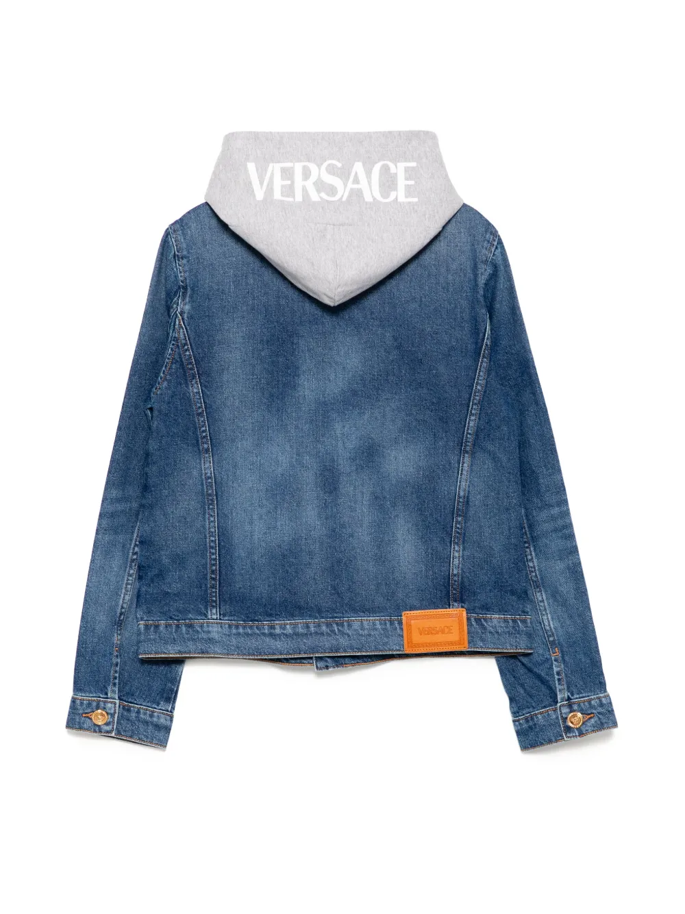 Versace Kids Jack met capuchon Blauw