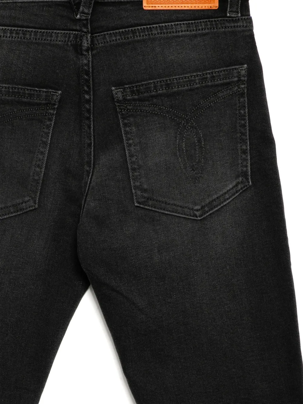 Versace Kids Straight jeans Zwart