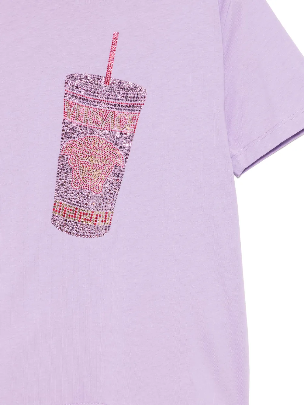 Versace Kids T-shirt met korte mouwen Paars