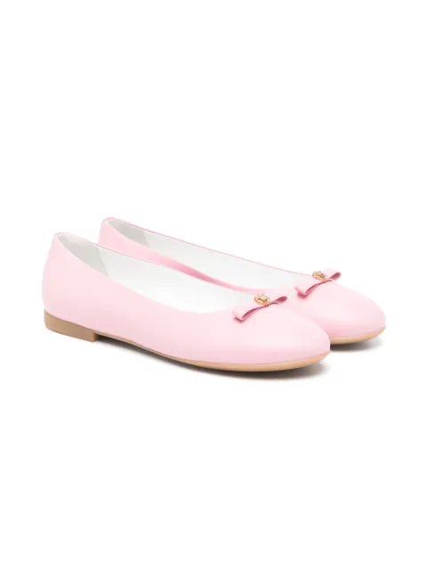 Versace Kids Medusa ballerina shoes