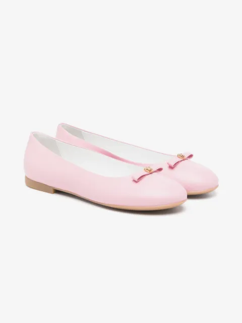 Versace Kids Medusa ballerina shoes