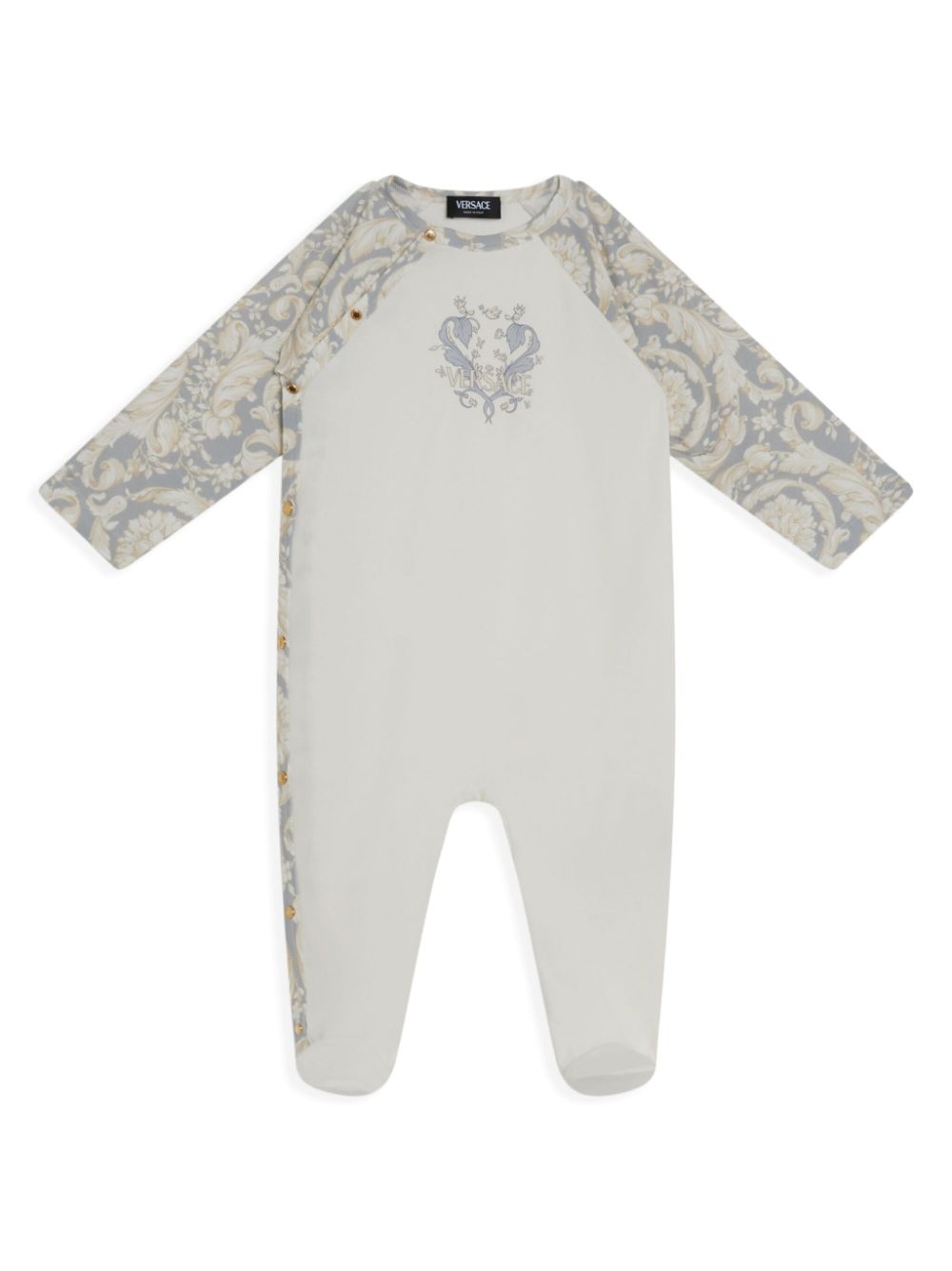 Versace Kids Barocco pyjamas - White