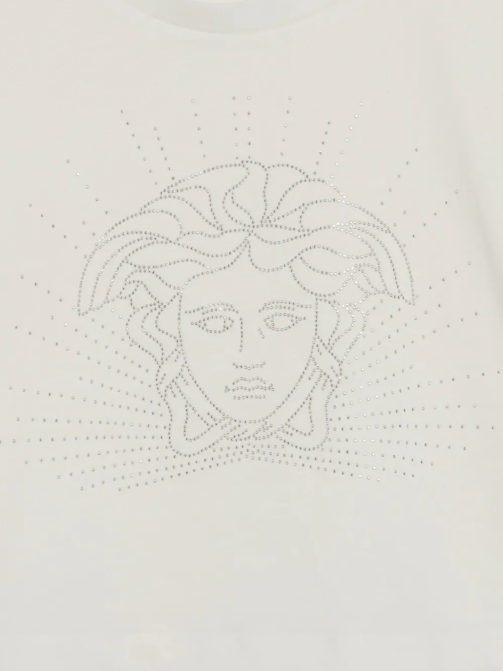 Versace Kids T-shirt met Medusa logo Wit