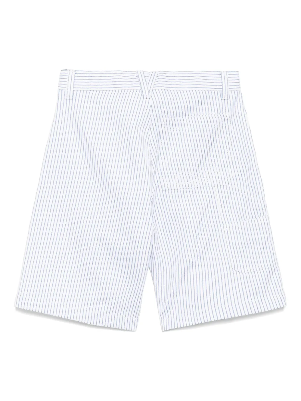 Versace Kids Gestreepte shorts Wit