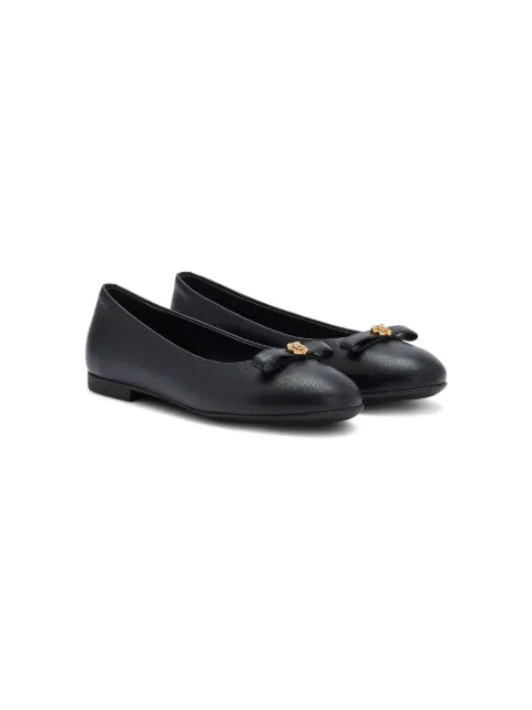 Versace Kids Gianni Ribbon ballet flats