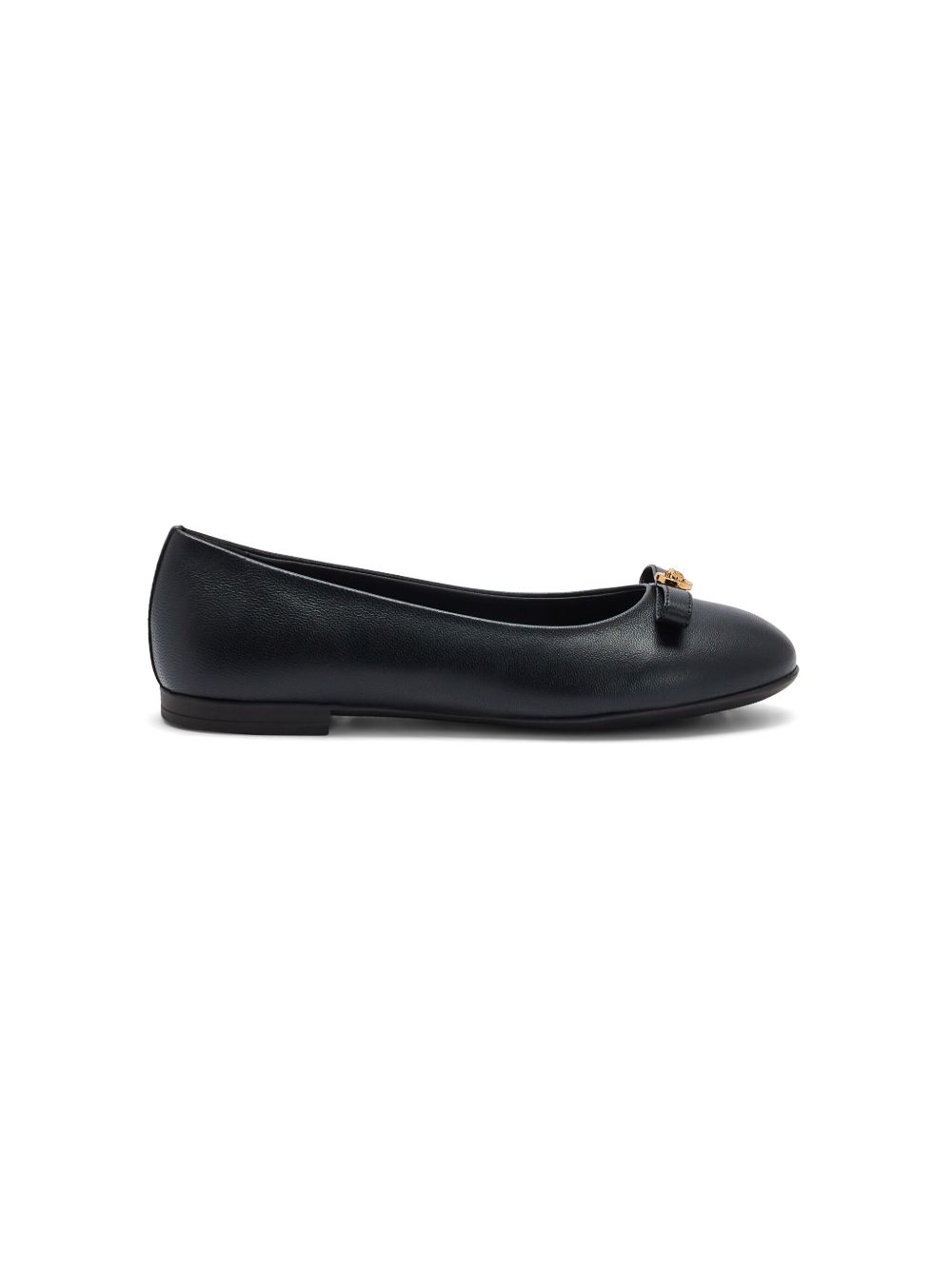 Versace Kids Gianni Ribbon ballet flats - Black