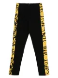 Versace Kids graphic-print leggings - Black
