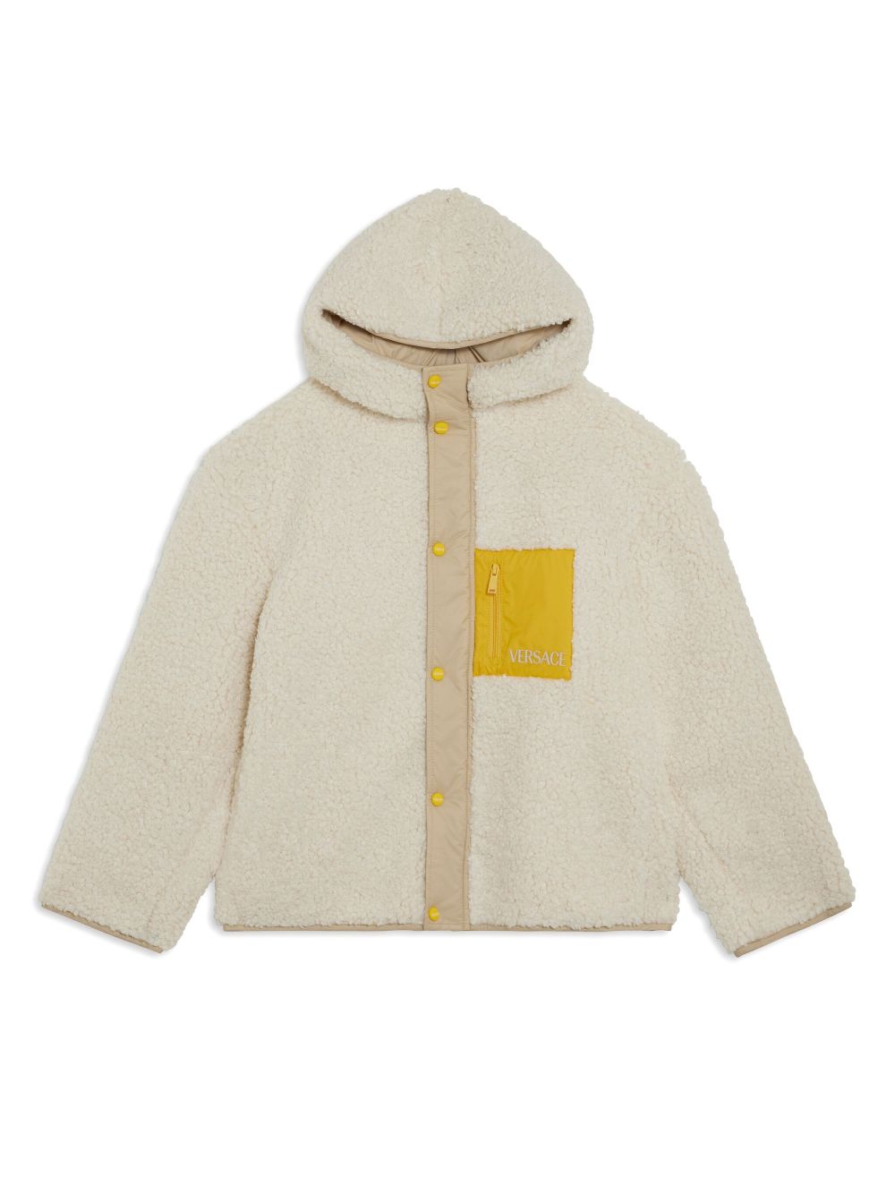 Versace Kids Jack met capuchon Beige