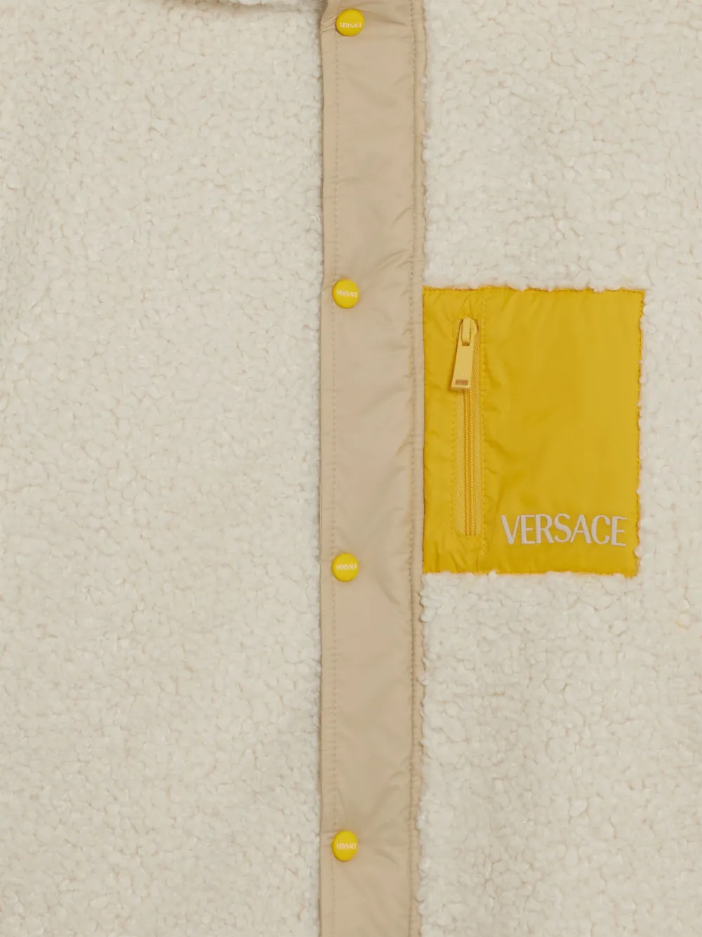 Versace Kids Jack met capuchon Beige