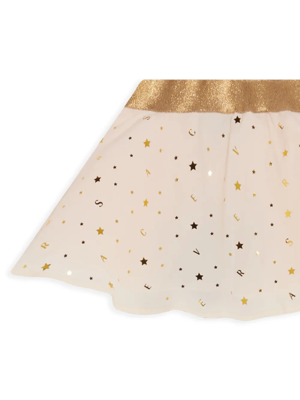 Versace Kids Rok met sterrenprint Beige