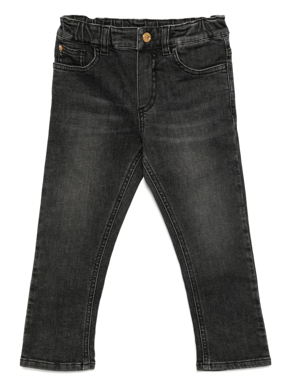 Versace Kids Straight jeans Grijs