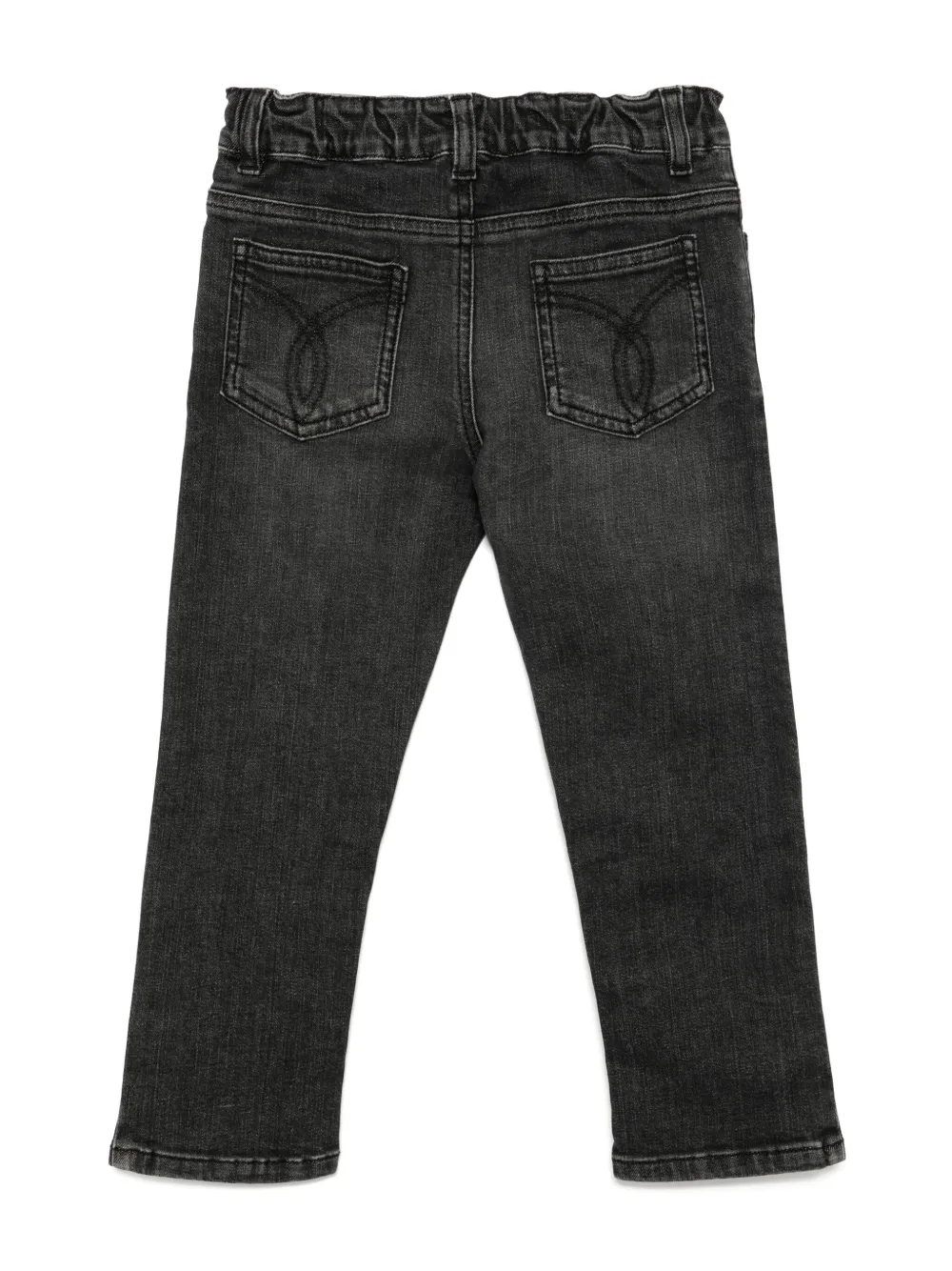 Versace Kids Straight jeans Grijs