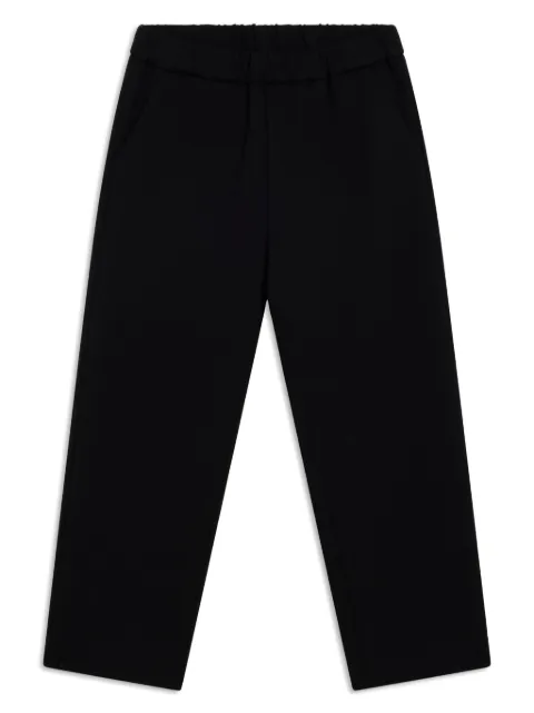 Versace Kids logo patch trousers 