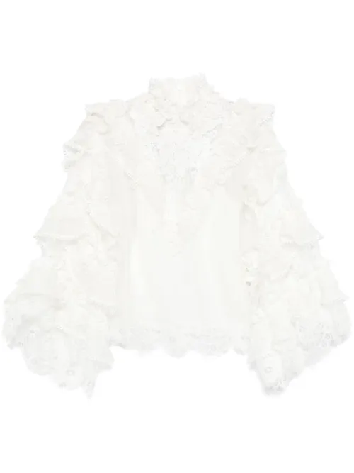 Blouse Crush Heart - ZIMMERMANN - Modalova