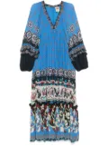 FARM Rio Ainika Tiles maxi dress - Blue