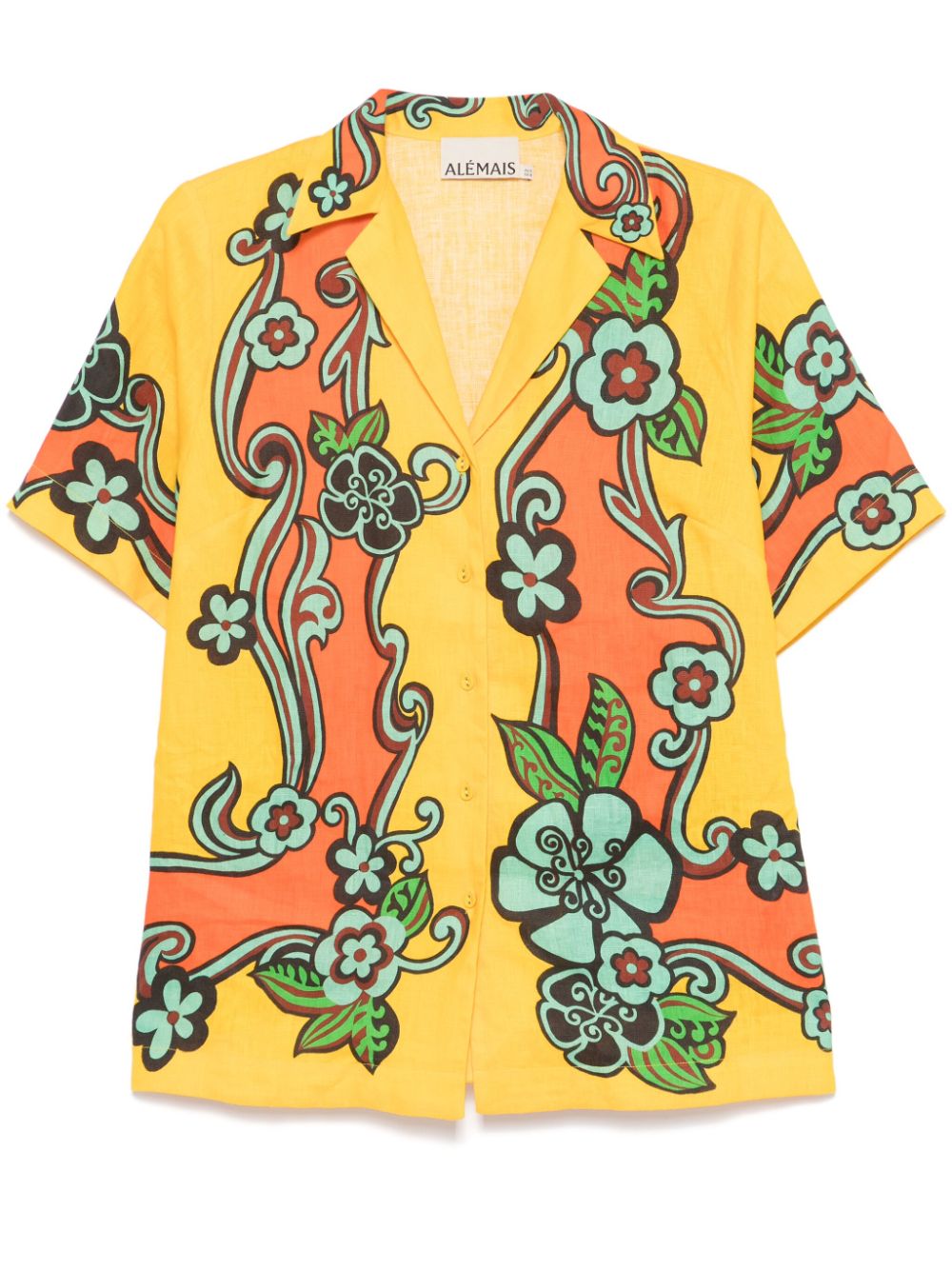 ALEMAIS Flame shirt - Yellow