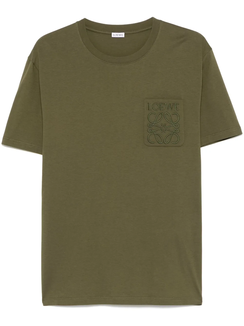 LOEWE playera con Anagrama bordado | verde | Image 1