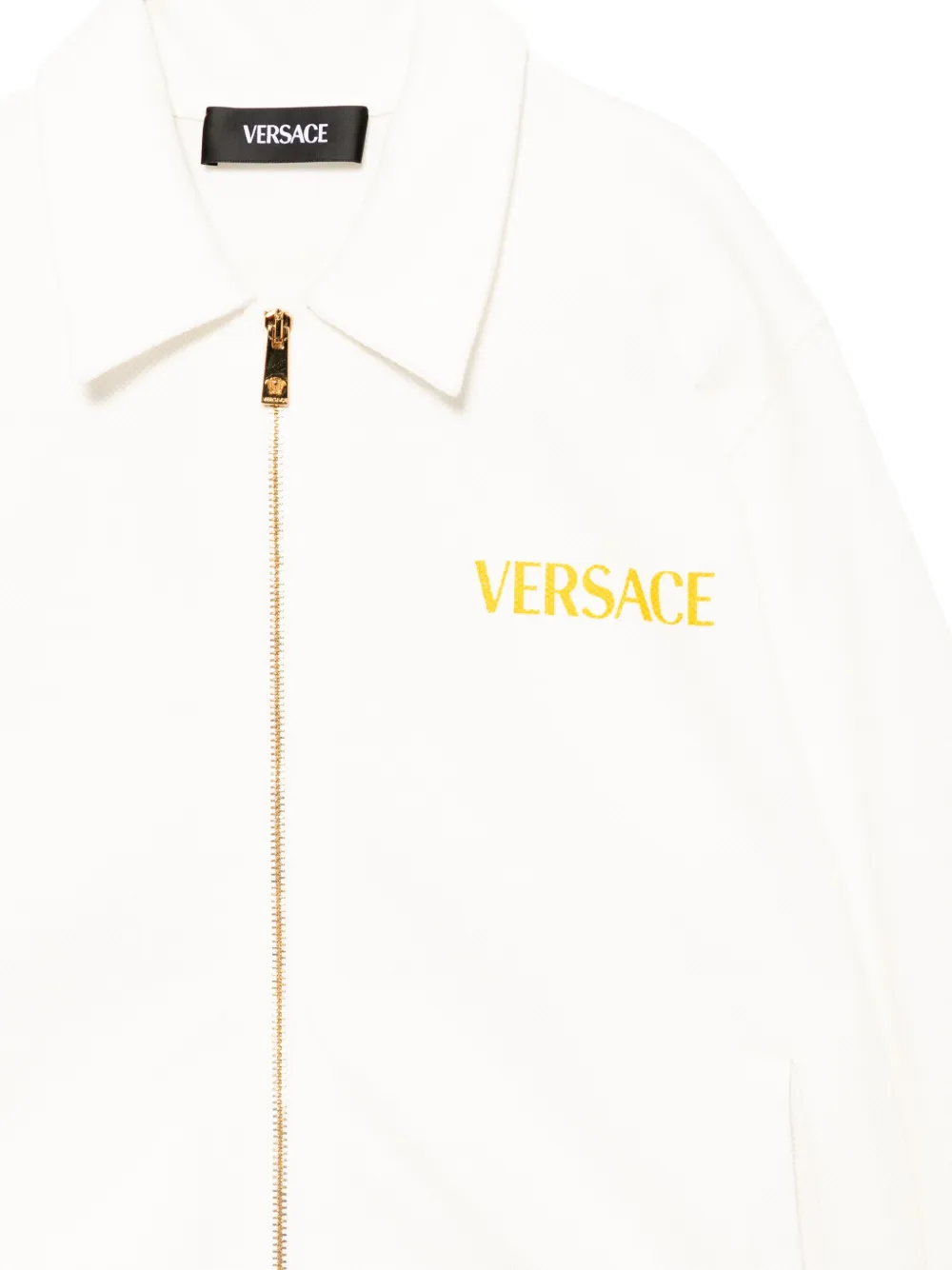 Versace Kids Sweater met rits Wit