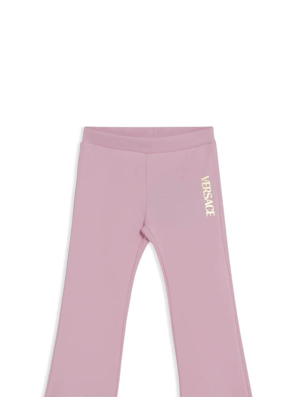 Versace Kids Trainingsbroek met logoprint Roze