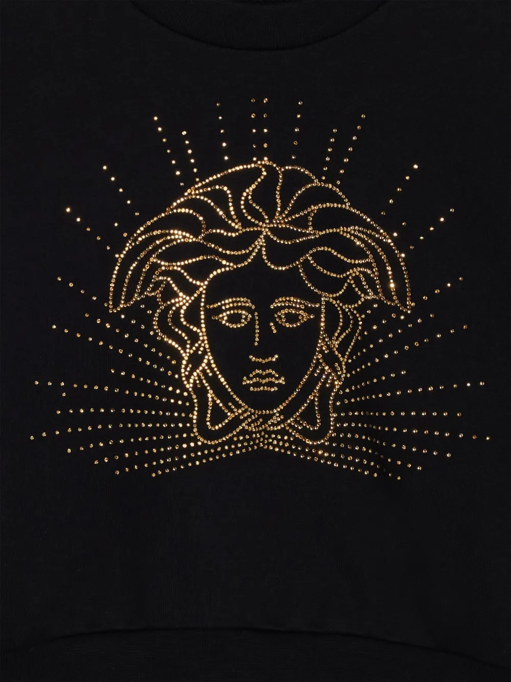 Versace Kids Sweater met Medusa print Zwart