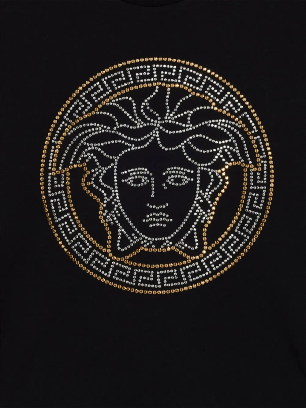 Versace Kids Medusa T-shirt Zwart