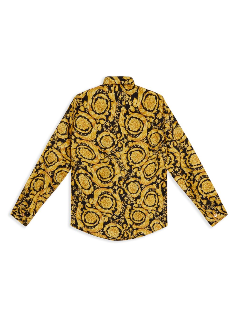 Versace Kids Barocco shirt - Yellow