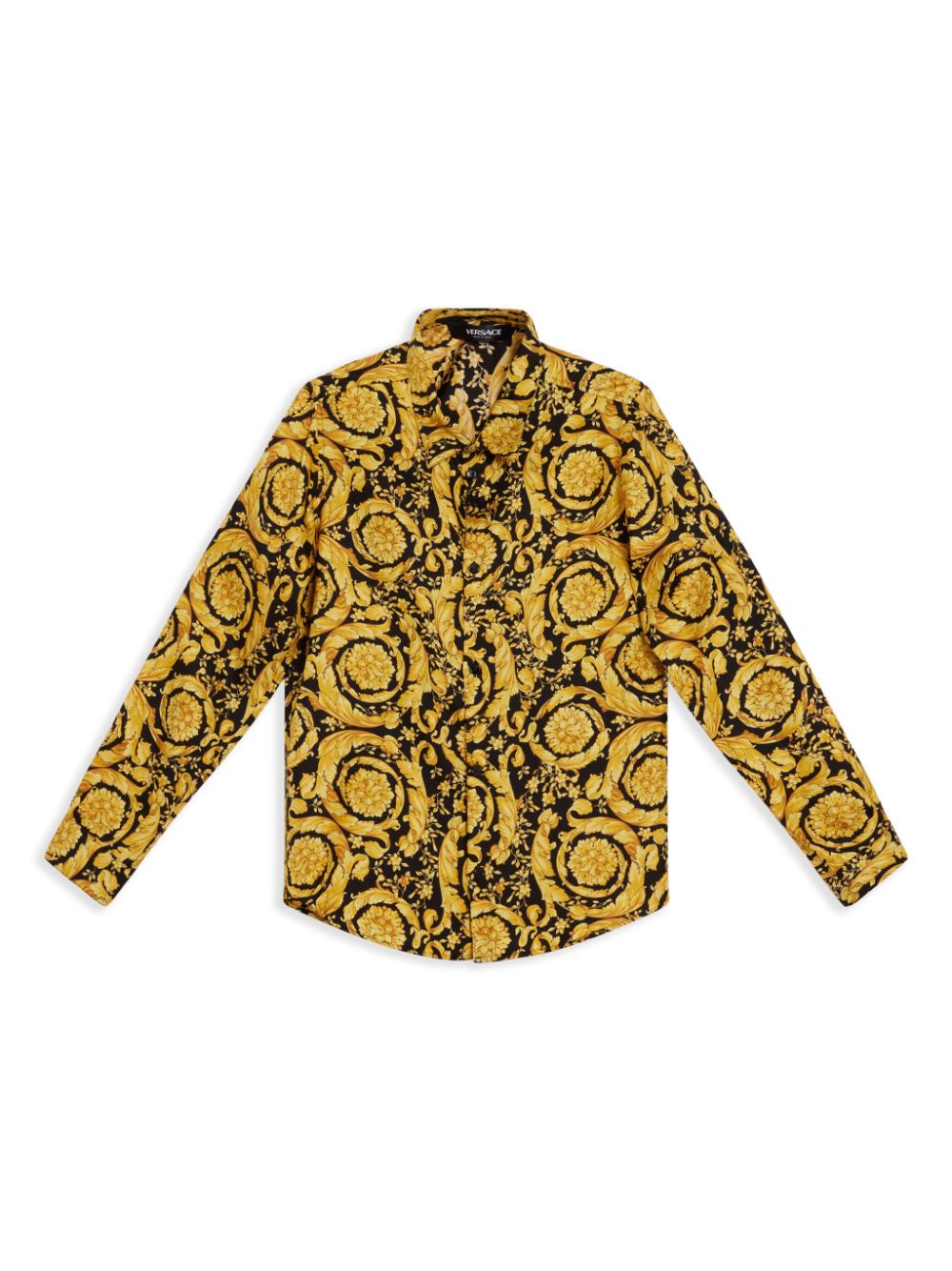 Versace Kids Barocco shirt - Yellow