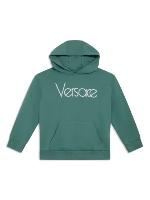 Versace Kids هودي 'ري-إيدشن' بشعار الماركة 1978
