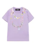 Versace Kids graphic-print T-shirt - Purple