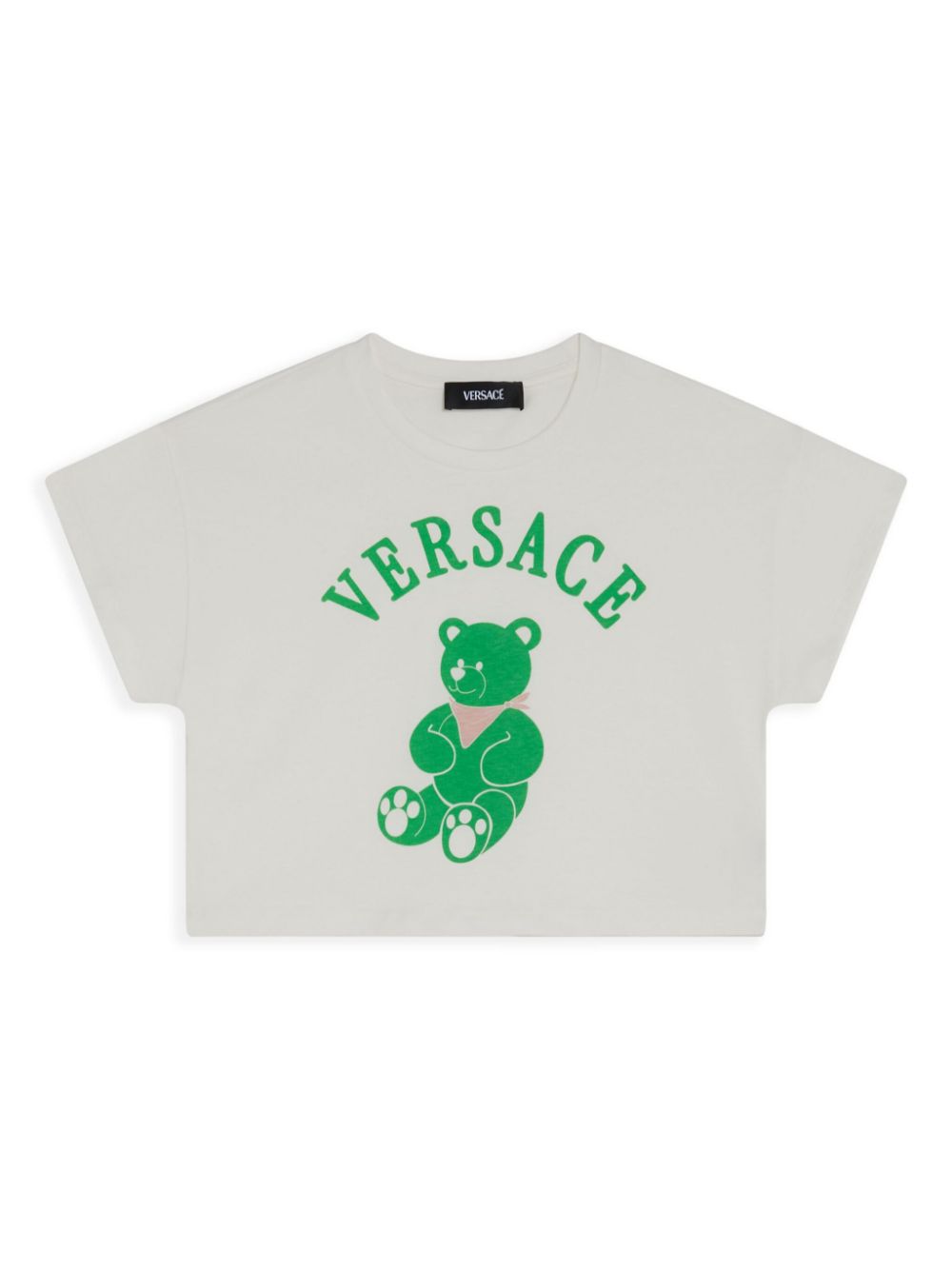 Versace Kids logo-print T-shirt - White