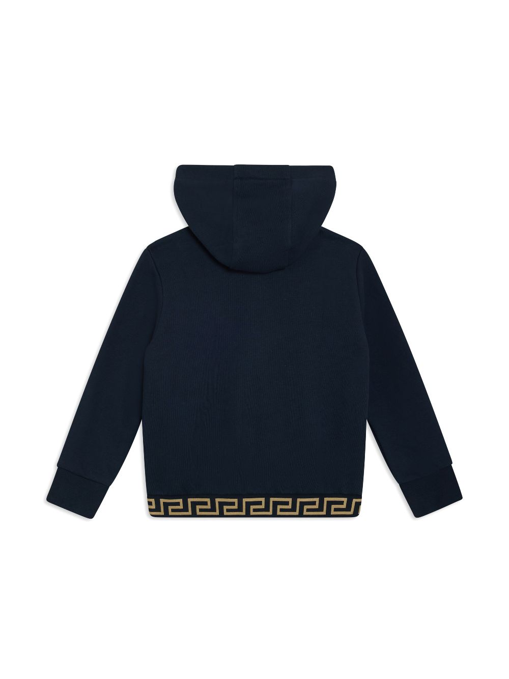 Versace Kids Greca zip-up hoodie - Blue