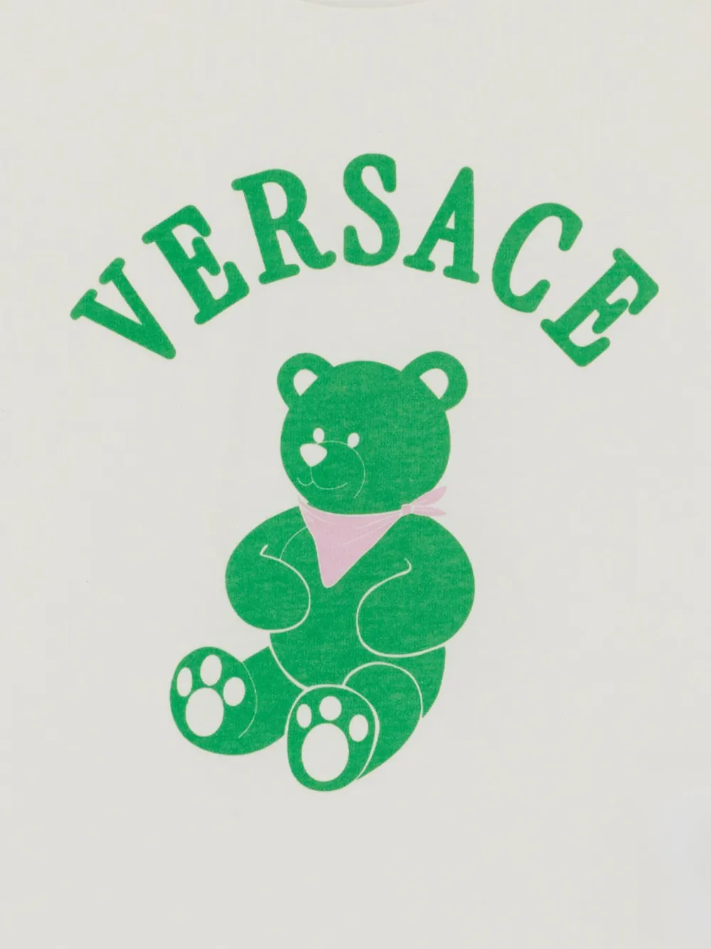 Versace Kids T-shirt met print Wit