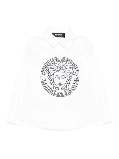 Versace Kids long shirt cotton shirt