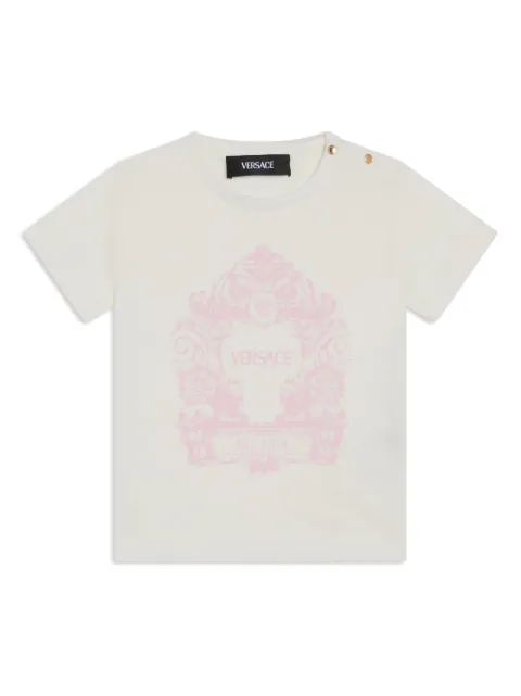 Versace Kids Stemma logo T-shirt